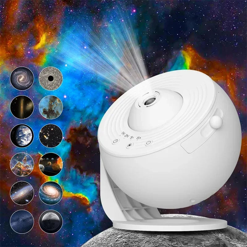Galaxy Projector, 13 in 1 Star Projector Galaxy Light, Ceiling Night Light Milky Way Mood Lighting with Timer, LED Space Galaxy