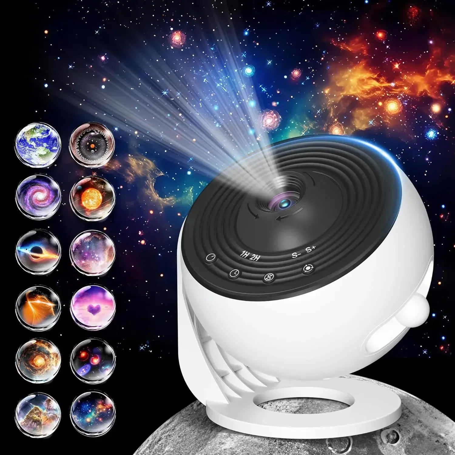 Galaxy Projector, 13 in 1 Star Projector Galaxy Light, Ceiling Night Light Milky Way Mood Lighting with Timer, LED Space Galaxy